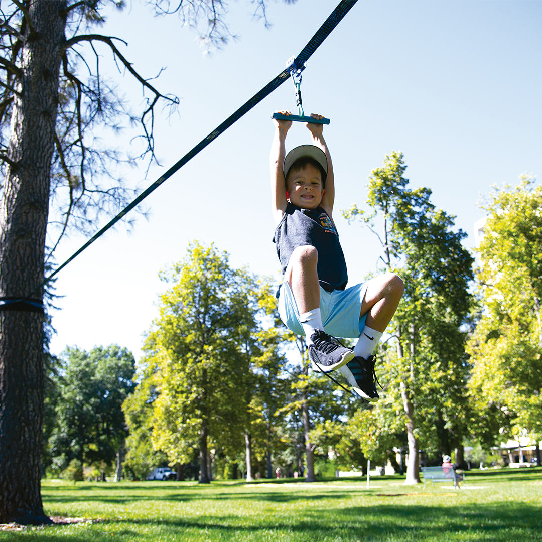 Tirolesa con Rodillo Aventura