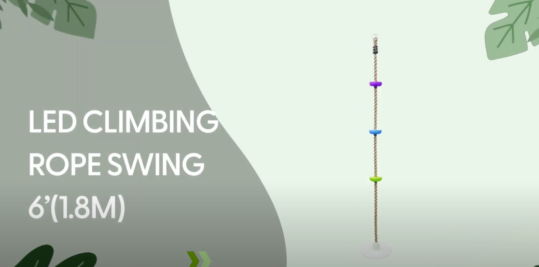 Columpio De Cuerda Con Luces