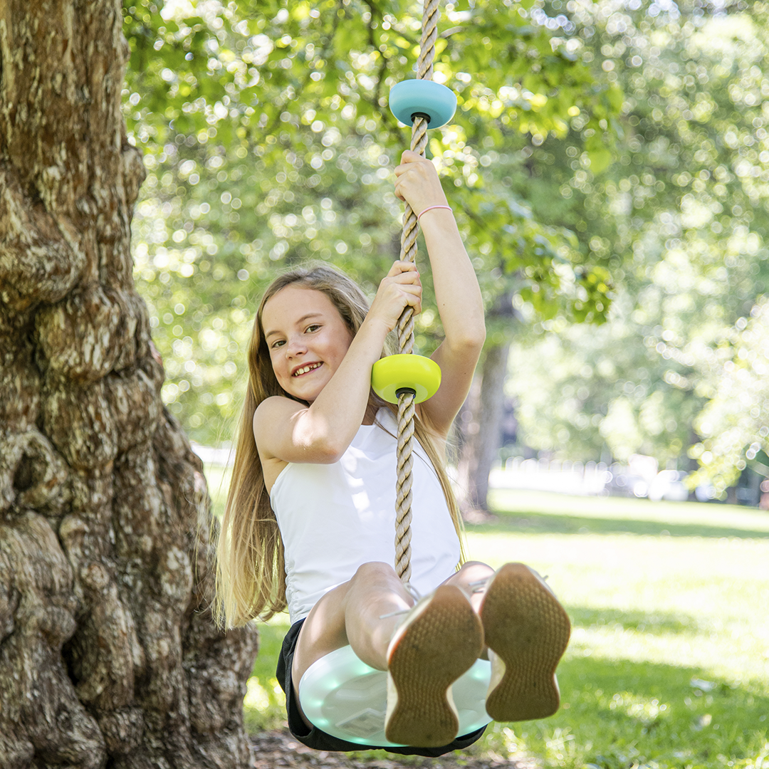 Columpio de cuerda para escalar con luces LED6'