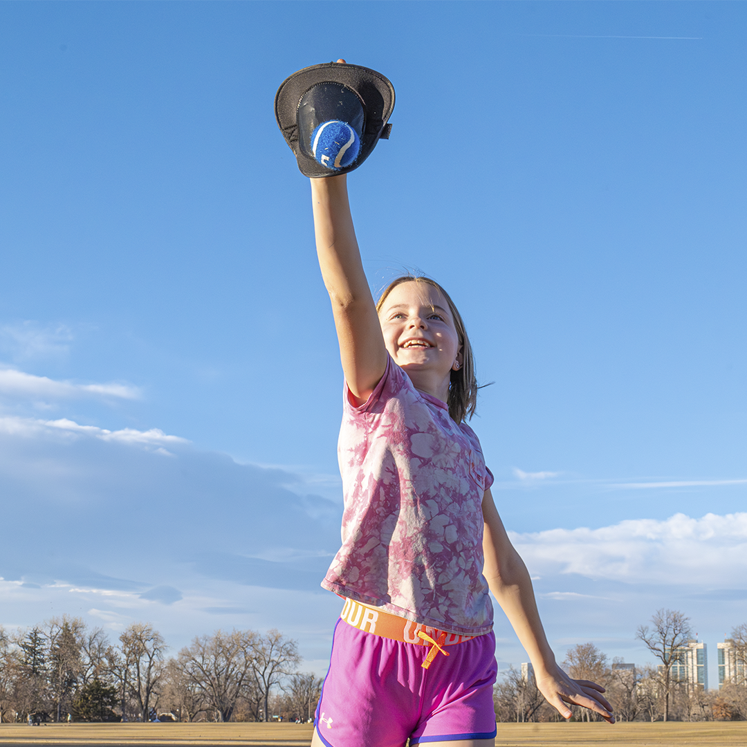 Juego de lanzar y atrapar pelota
