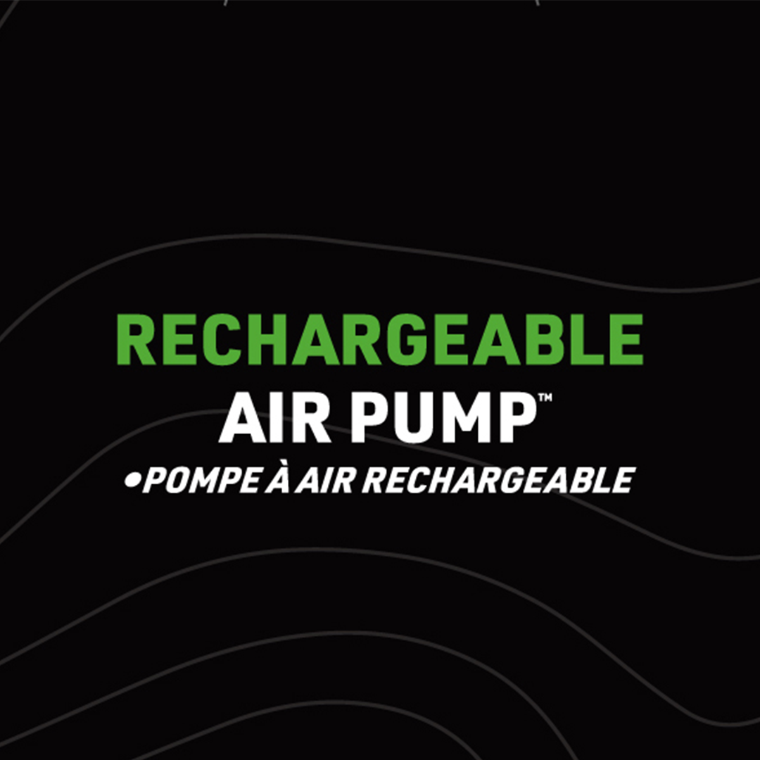 Bomba de aire con batería recargable